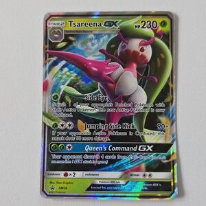 Pokemon Tsareena GX Trading Card